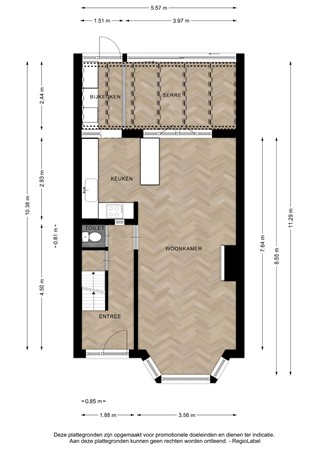 Floorplan - Oudegoedstraat 50, 7413 EH Deventer